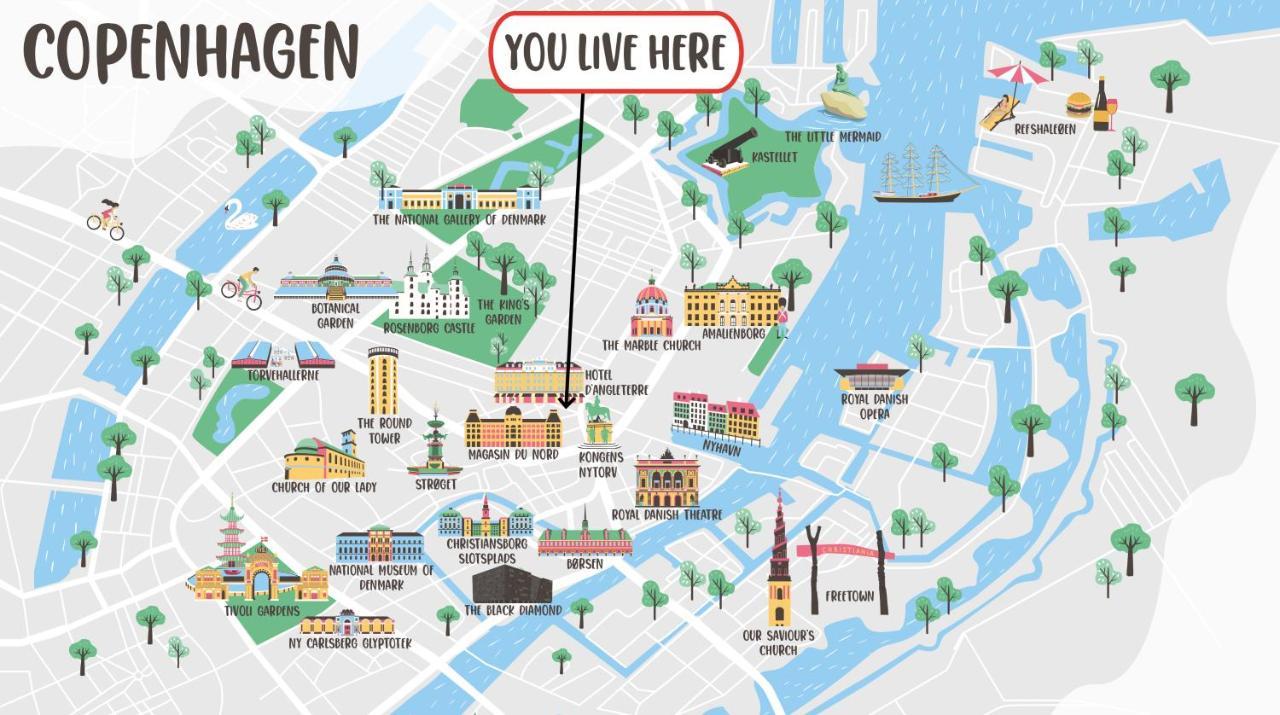 Super Central 2Br Apartment In Old Town Copenhagen Copenhaga Exterior foto